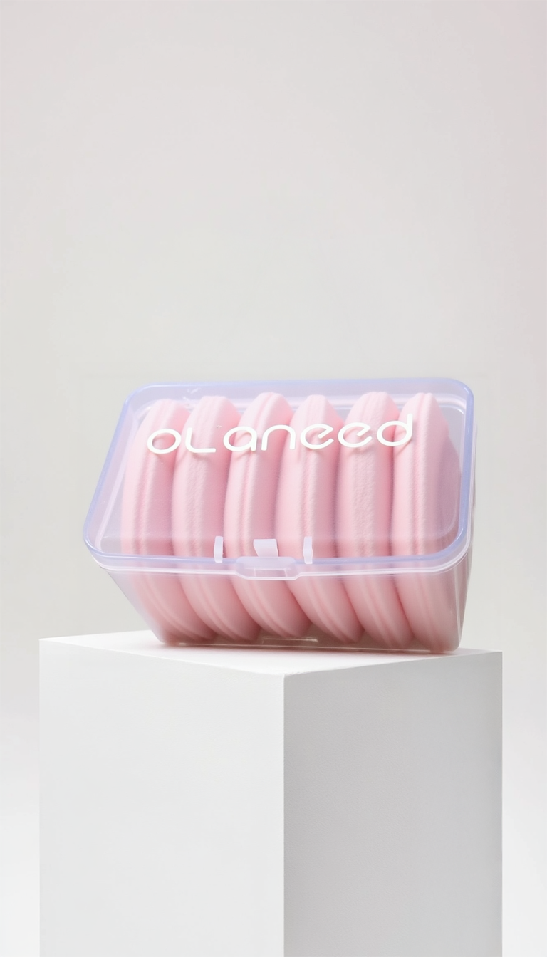Premium Triangle Powder Puff - 6 pcs